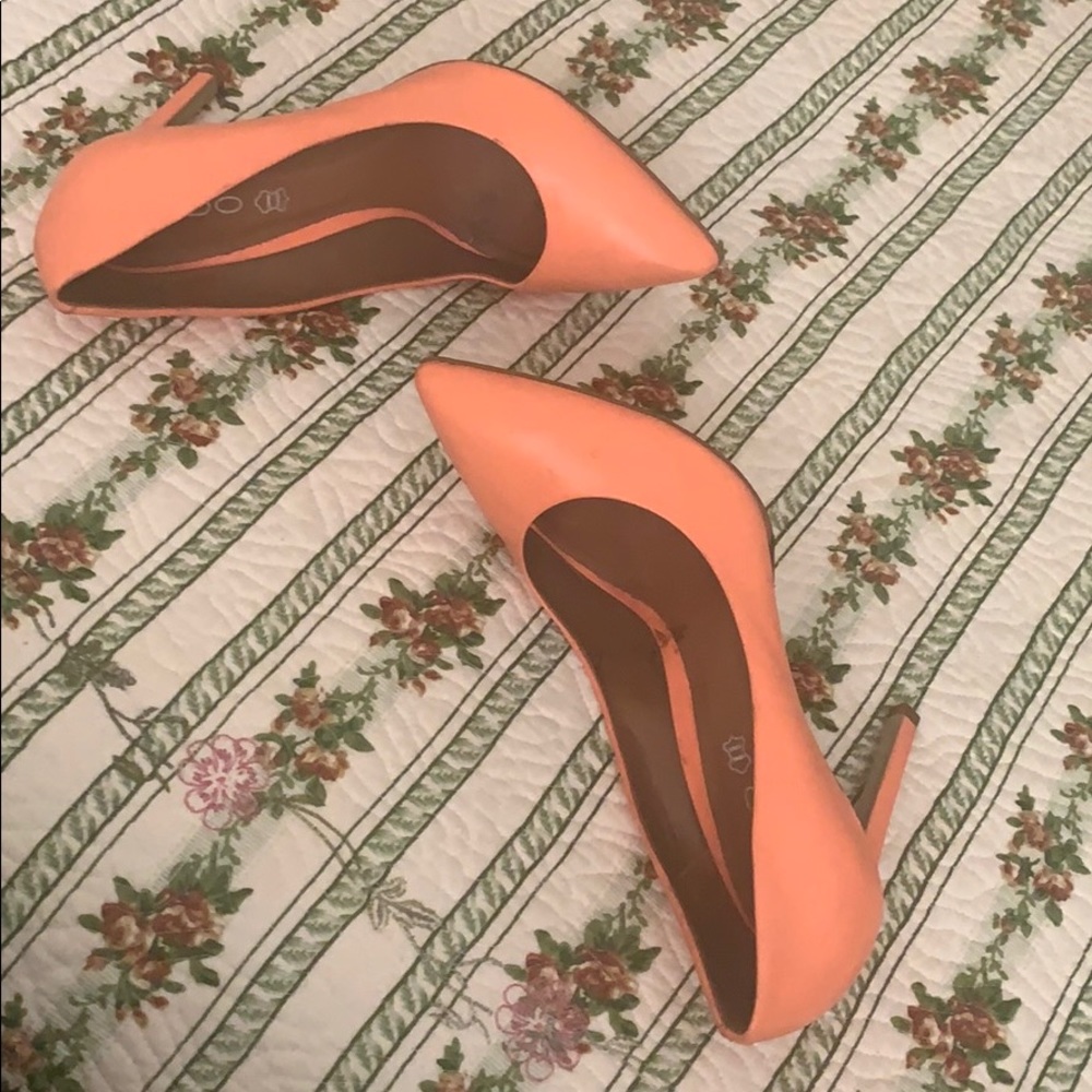 Orange heels